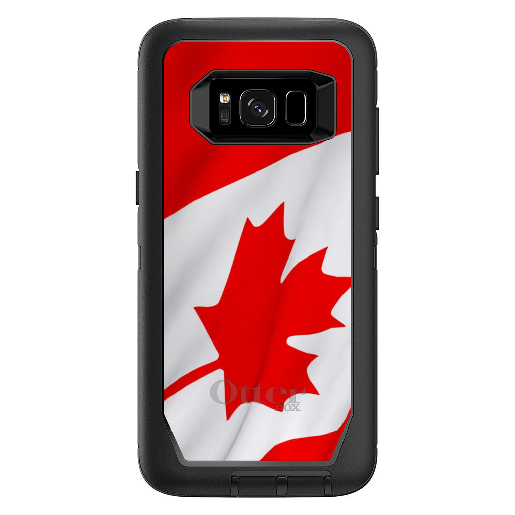 Red White Canadian Flag Canada OtterBox Defender Case for iPhone & Galaxy, view 9
