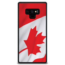 DistinctInk® Hard Plastic Snap-On Case for Apple iPhone or Samsung Galaxy - Red White Canadian Flag Canada