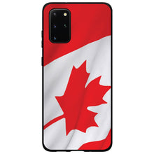 DistinctInk® Hard Plastic Snap-On Case for Apple iPhone or Samsung Galaxy - Red White Canadian Flag Canada