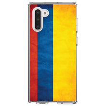 DistinctInk® Clear Shockproof Hybrid Case for Apple iPhone / Samsung Galaxy / Google Pixel - Colombia Old Flag