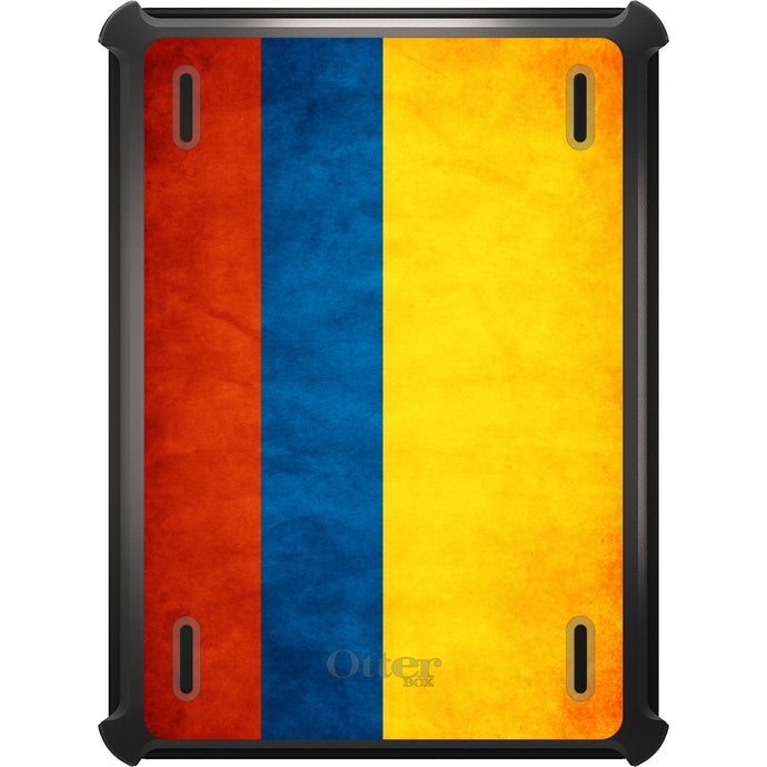 DistinctInk™ OtterBox Defender Series Case for Apple iPad / iPad Pro / iPad Air / iPad Mini - Colombia Old Flag