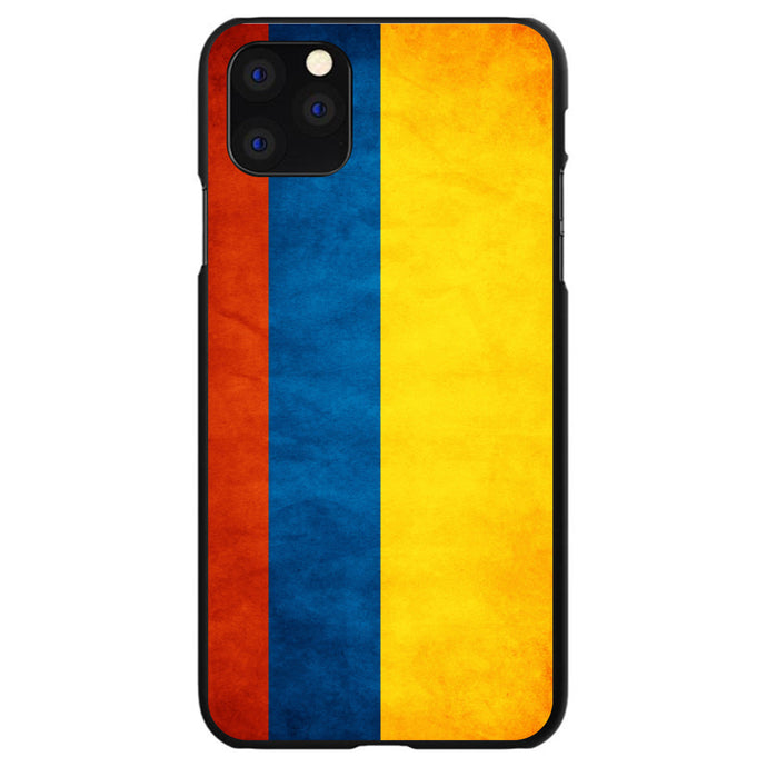 DistinctInk® Hard Plastic Snap-On Case for Apple iPhone or Samsung Galaxy - Colombia Old Flag