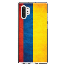 DistinctInk® Clear Shockproof Hybrid Case for Apple iPhone / Samsung Galaxy / Google Pixel - Colombia Old Flag