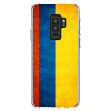 DistinctInk® Clear Shockproof Hybrid Case for Apple iPhone / Samsung Galaxy / Google Pixel - Colombia Old Flag