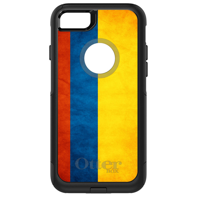 DistinctInk OtterBox Commuter Series Case for Apple iPhone or Samsung Galaxy - Colombia Old Flag