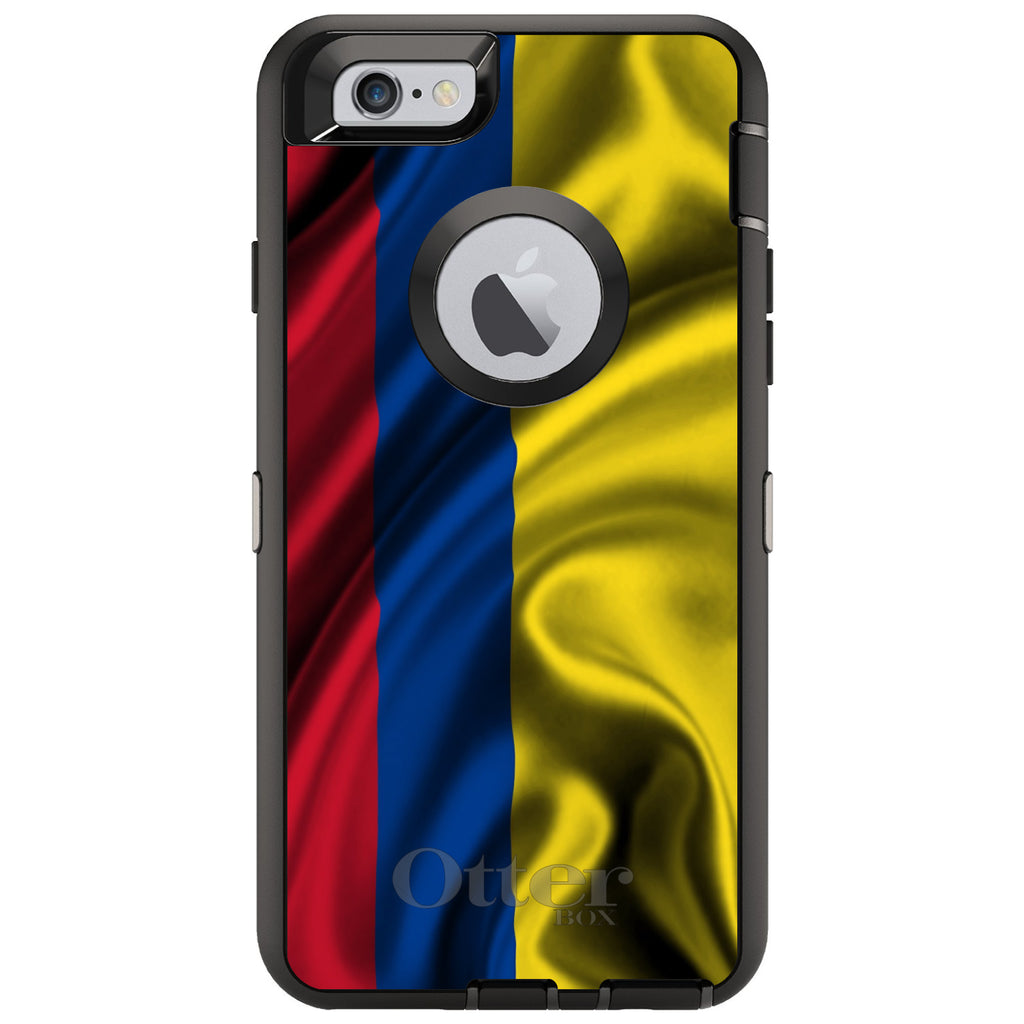 Colombia Waving Flag OtterBox Defender Case for iPhone & Galaxy, view 4