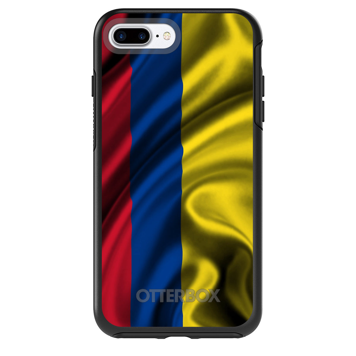 Colombia Waving Flag OtterBox Symmetry Case for iPhone & Galaxy, view 2