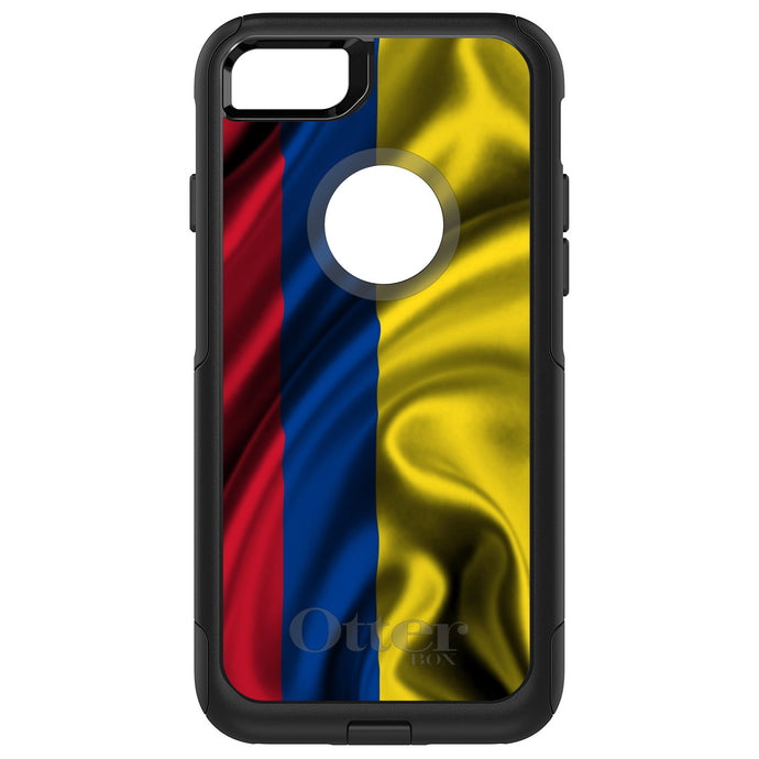 DistinctInk OtterBox Commuter Series Case for Apple iPhone or Samsung Galaxy - Colombia Waving Flag