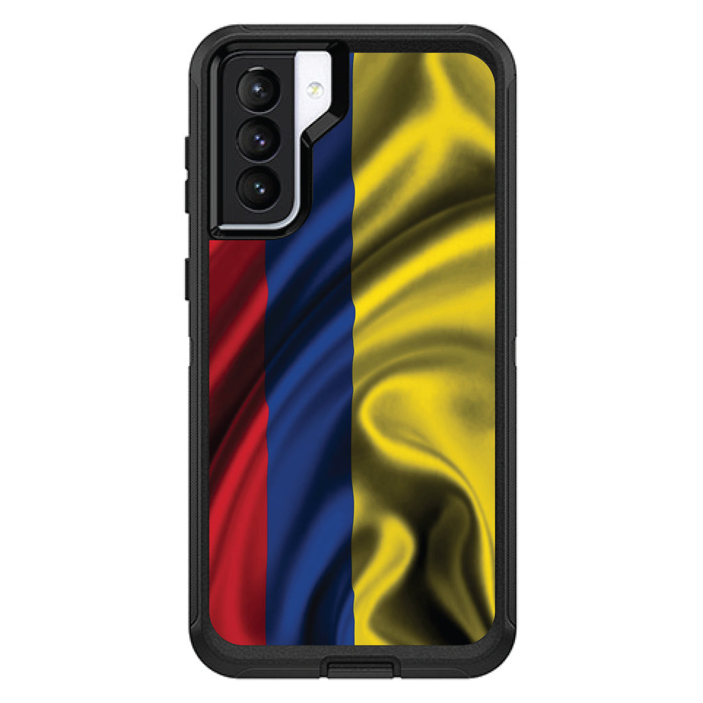 Colombia Waving Flag OtterBox Defender Case for iPhone & Galaxy, view 6