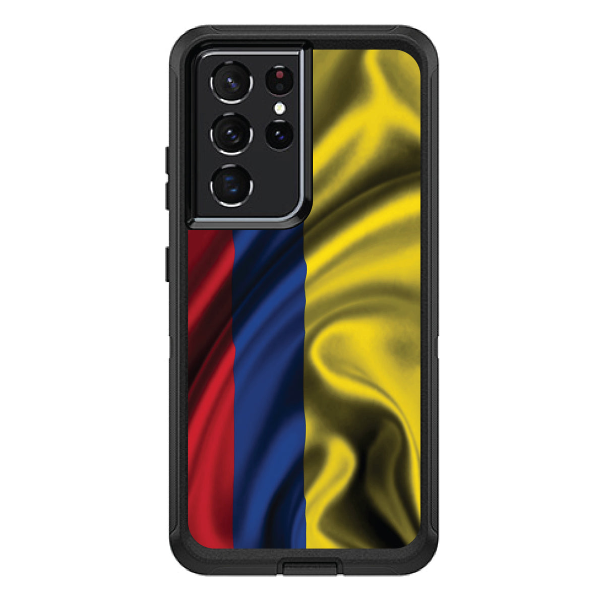 Colombia Waving Flag OtterBox Defender Case for iPhone & Galaxy, view 7