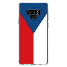DistinctInk® Clear Shockproof Hybrid Case for Apple iPhone / Samsung Galaxy / Google Pixel - Czech Republic Flag