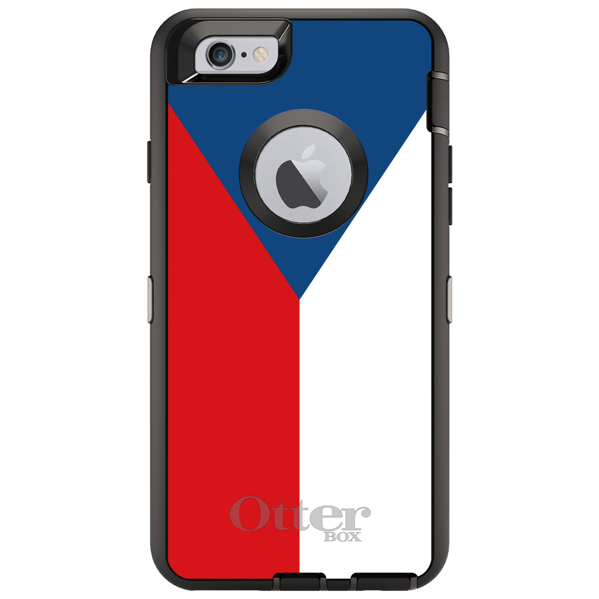 Czech Republic Flag OtterBox Defender Case for iPhone & Galaxy, view 4