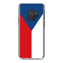 DistinctInk® Clear Shockproof Hybrid Case for Apple iPhone / Samsung Galaxy / Google Pixel - Czech Republic Flag