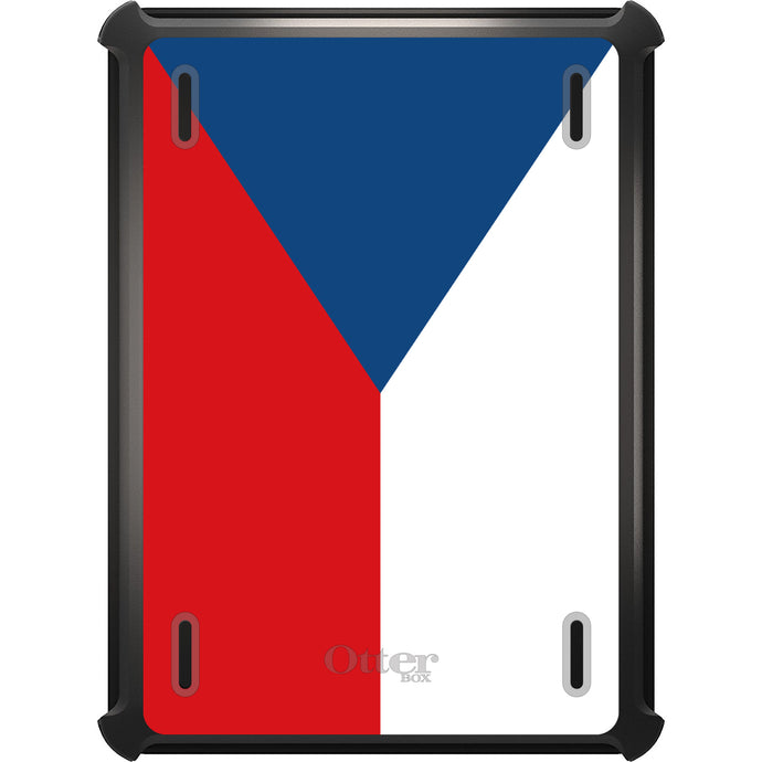 DistinctInk™ OtterBox Defender Series Case for Apple iPad / iPad Pro / iPad Air / iPad Mini - Czech Republic Flag