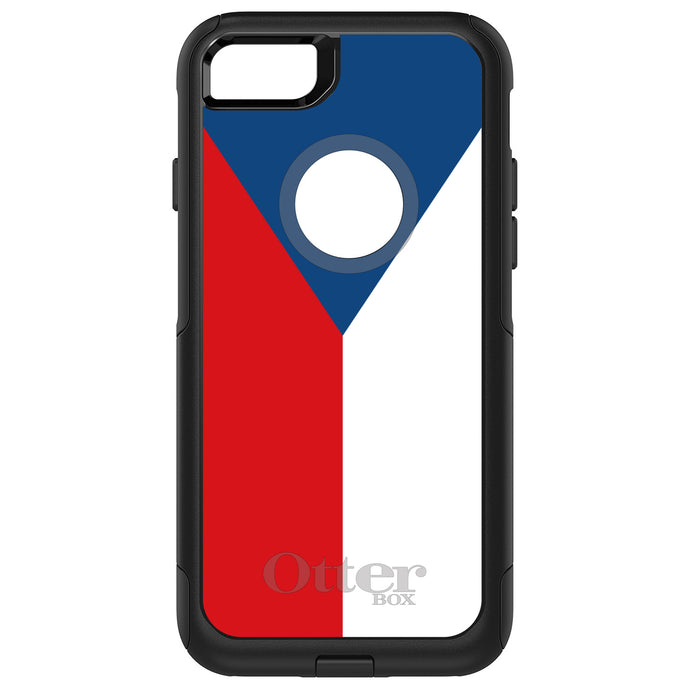 DistinctInk OtterBox Commuter Series Case for Apple iPhone or Samsung Galaxy - Czech Republic Flag