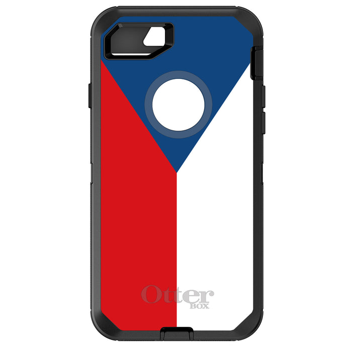 DistinctInk™ OtterBox Defender Series Case for Apple iPhone / Samsung Galaxy / Google Pixel - Czech Republic Flag