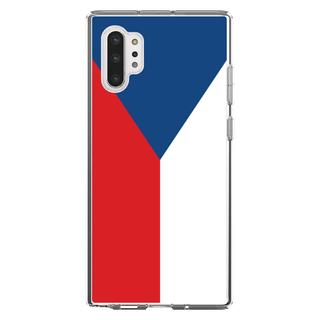 Czech Republic Flag Clear Shockproof iPhone Case, view 10