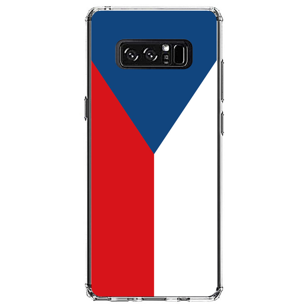 Czech Republic Flag Clear Shockproof iPhone Case, view 12