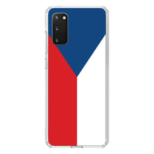 DistinctInk® Clear Shockproof Hybrid Case for Apple iPhone / Samsung Galaxy / Google Pixel - Czech Republic Flag