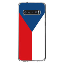 DistinctInk® Clear Shockproof Hybrid Case for Apple iPhone / Samsung Galaxy / Google Pixel - Czech Republic Flag