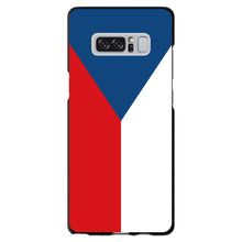 DistinctInk® Hard Plastic Snap-On Case for Apple iPhone or Samsung Galaxy - Czech Republic Flag