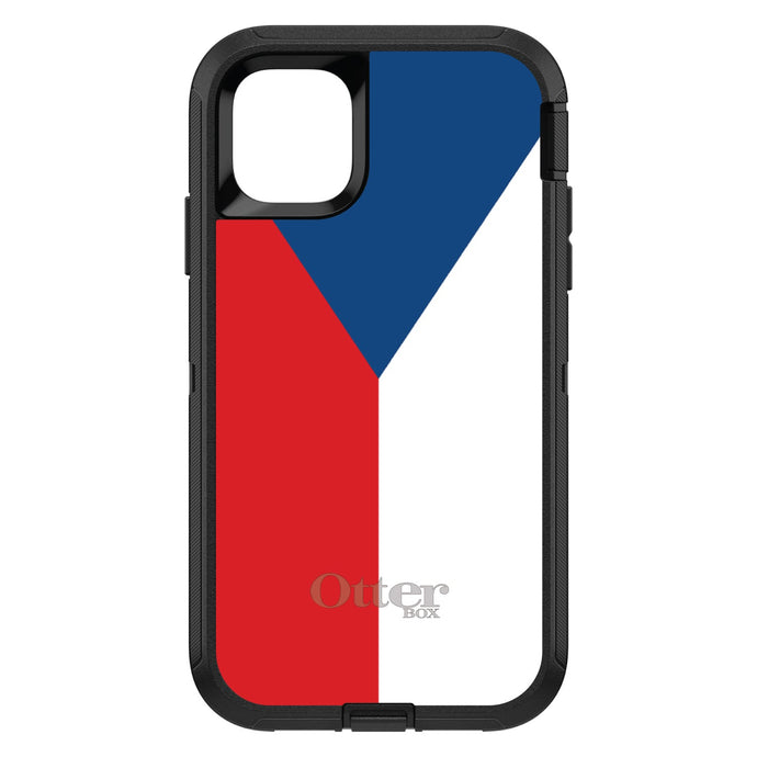 DistinctInk™ OtterBox Defender Series Case for Apple iPhone / Samsung Galaxy / Google Pixel - Czech Republic Flag