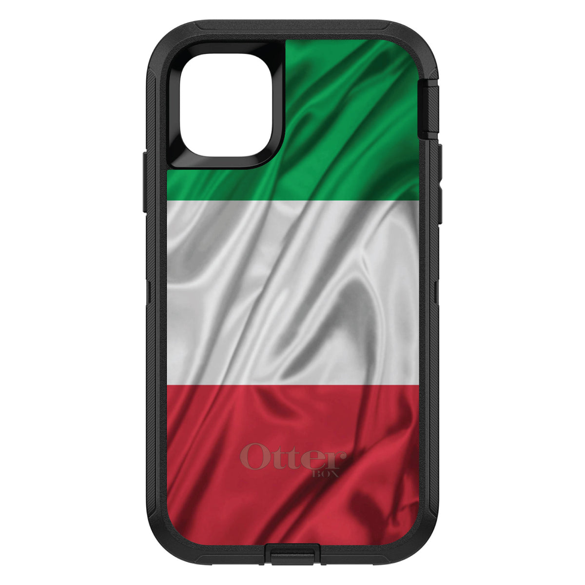 Red White Green Italian Flag Italy OtterBox Defender Case for iPhone & Galaxy, view 2