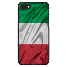 DistinctInk® Hard Plastic Snap-On Case for Apple iPhone or Samsung Galaxy - Red White Green Italian Flag Italy