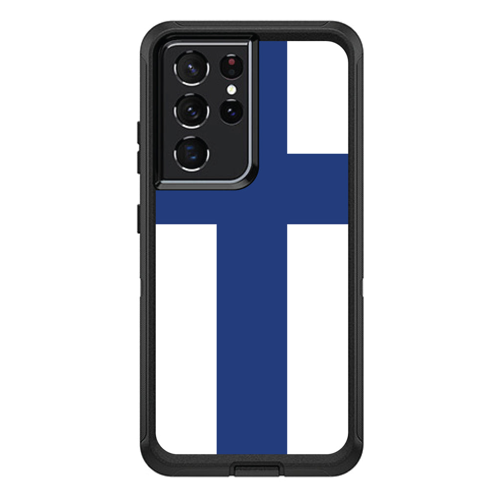 Finland Flag OtterBox Defender Case for iPhone & Galaxy, view 7