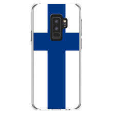 DistinctInk® Clear Shockproof Hybrid Case for Apple iPhone / Samsung Galaxy / Google Pixel - Finland Flag