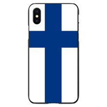 DistinctInk® Hard Plastic Snap-On Case for Apple iPhone or Samsung Galaxy - Finland Flag