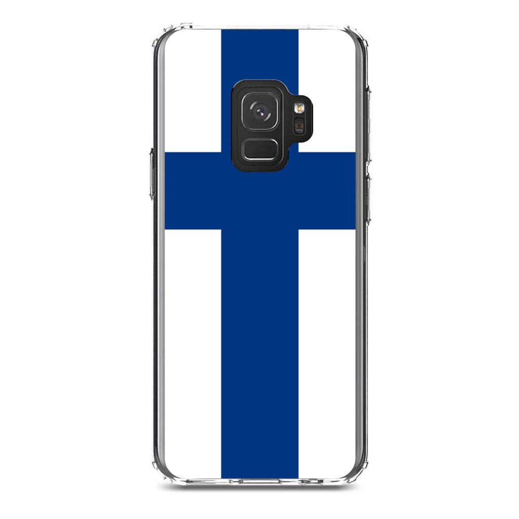 Finland Flag Clear Shockproof iPhone Case, view 19