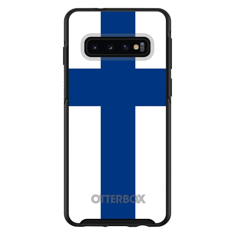 Finland Flag OtterBox Symmetry Case for iPhone & Galaxy, view 6
