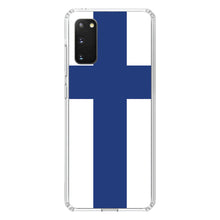 DistinctInk® Clear Shockproof Hybrid Case for Apple iPhone / Samsung Galaxy / Google Pixel - Finland Flag