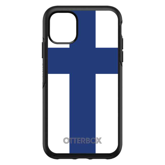 DistinctInk™ OtterBox Symmetry Series Case for Apple iPhone / Samsung Galaxy / Google Pixel - Finland Flag