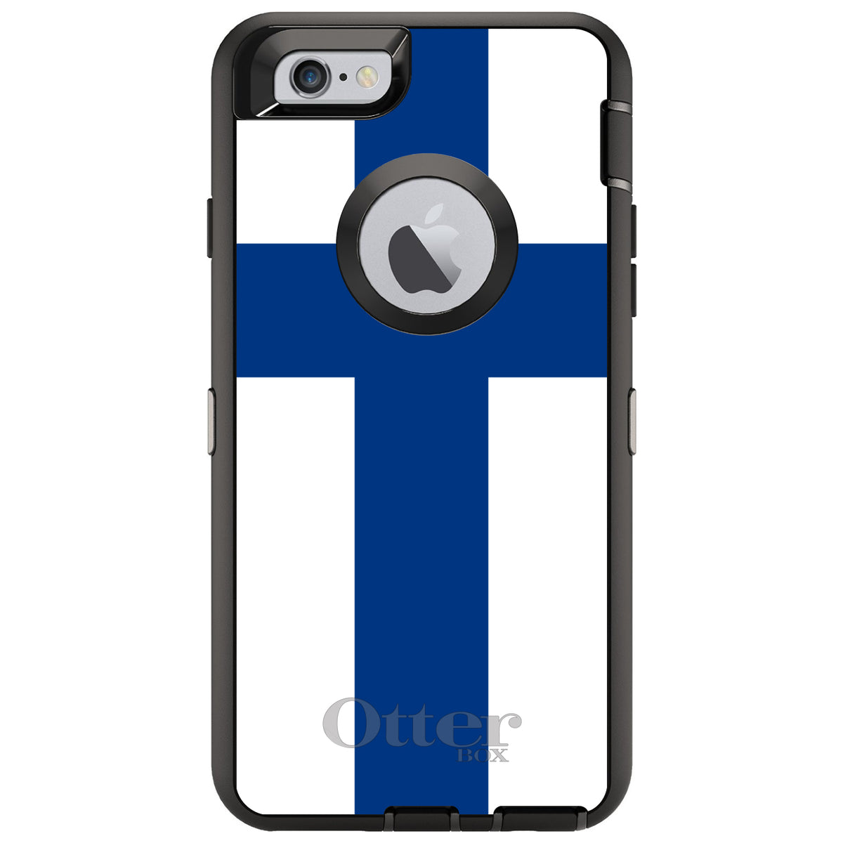 Finland Flag OtterBox Defender Case for iPhone & Galaxy, view 4