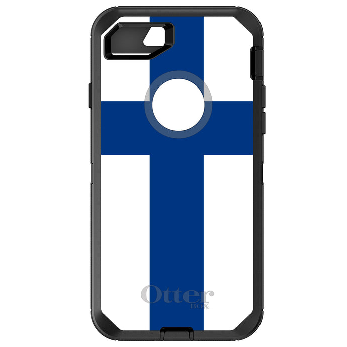 DistinctInk™ OtterBox Defender Series Case for Apple iPhone / Samsung Galaxy / Google Pixel - Finland Flag