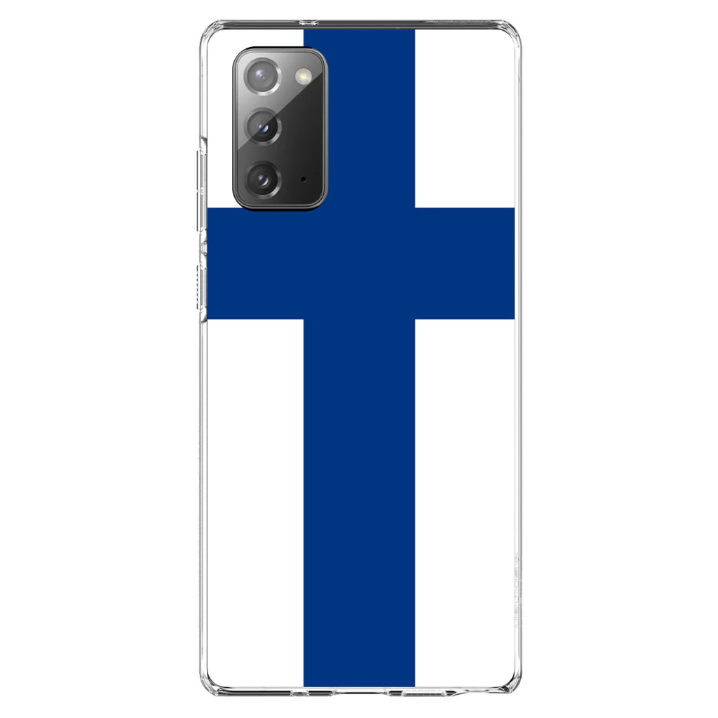 Finland Flag Clear Shockproof iPhone Case, view 7