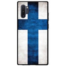 DistinctInk® Hard Plastic Snap-On Case for Apple iPhone or Samsung Galaxy - Finland Old Flag