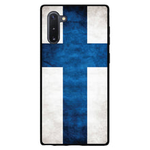 DistinctInk® Hard Plastic Snap-On Case for Apple iPhone or Samsung Galaxy - Finland Old Flag