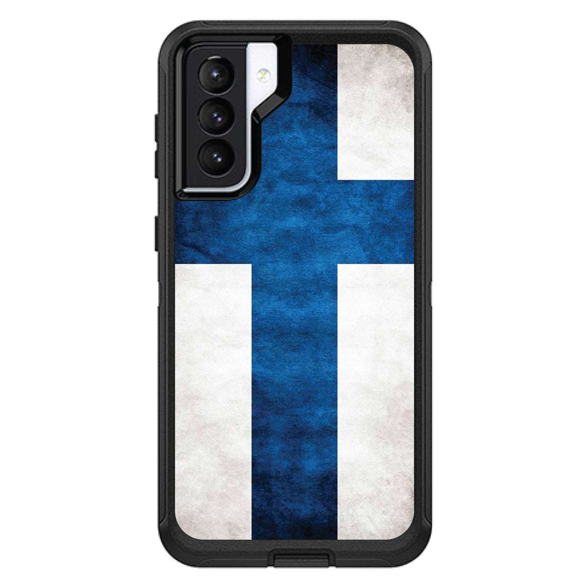 Finland Old Flag OtterBox Defender Case for iPhone & Galaxy, view 6