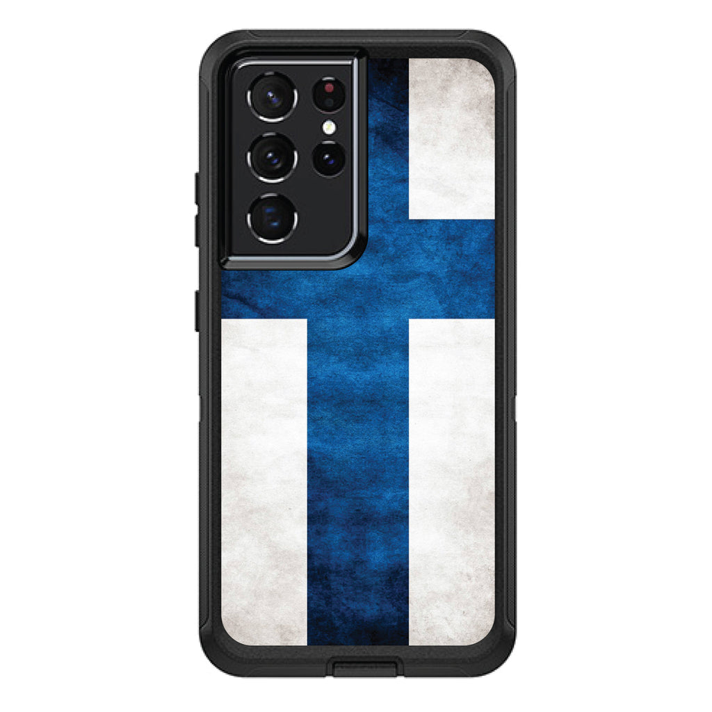 Finland Old Flag OtterBox Defender Case for iPhone & Galaxy, view 7