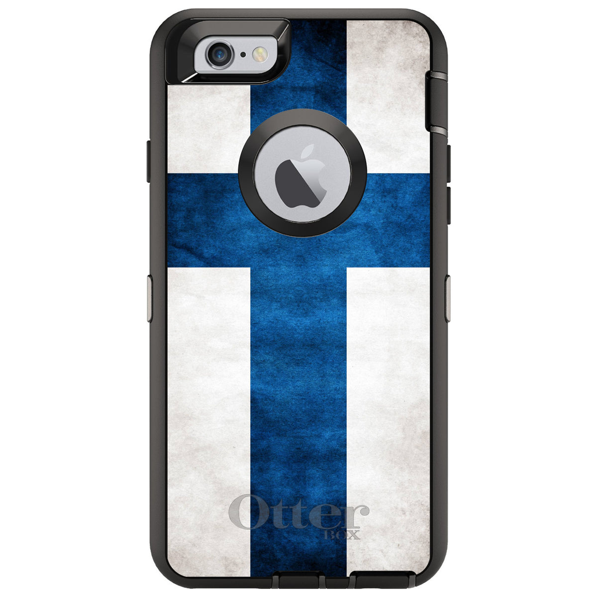 Finland Old Flag OtterBox Defender Case for iPhone & Galaxy, view 4