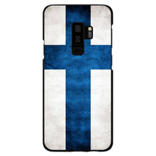 DistinctInk® Hard Plastic Snap-On Case for Apple iPhone or Samsung Galaxy - Finland Old Flag