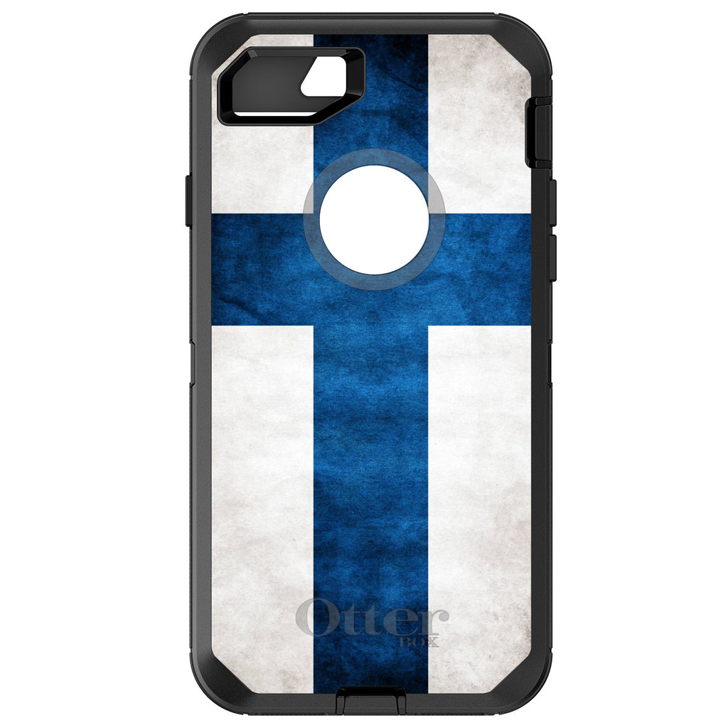 Finland Old Flag OtterBox Defender Case for iPhone & Galaxy
