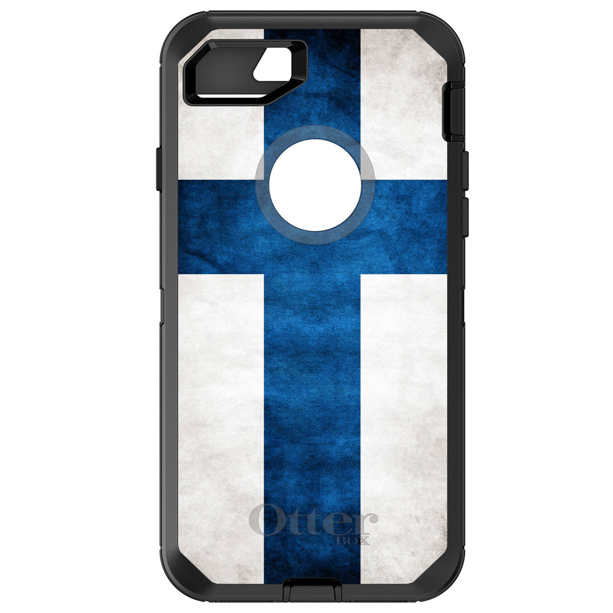 Finland Old Flag OtterBox Defender Case for iPhone & Galaxy