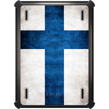 DistinctInk™ OtterBox Defender Series Case for Apple iPad / iPad Pro / iPad Air / iPad Mini - Finland Old Flag