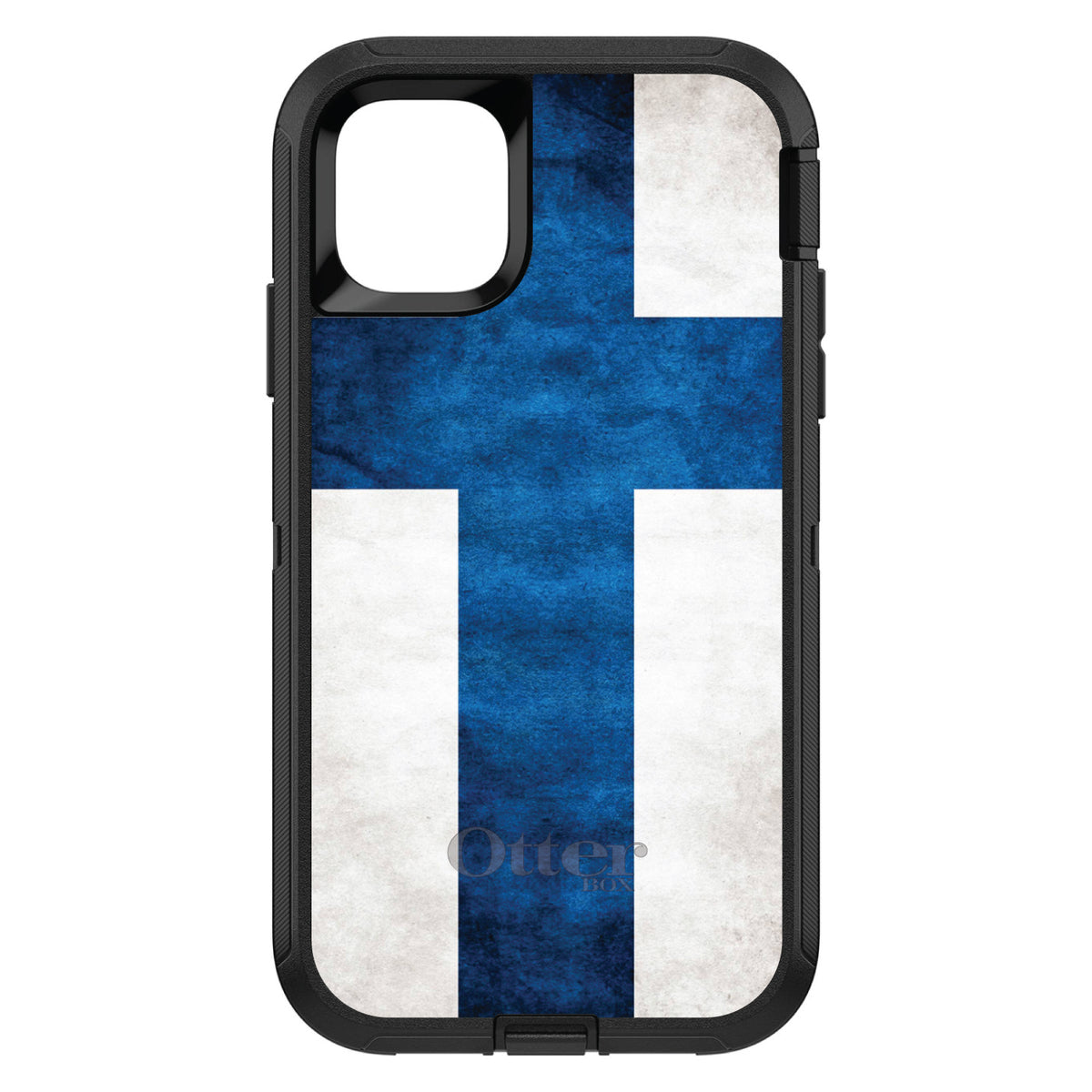 Finland Old Flag OtterBox Defender Case for iPhone & Galaxy, view 2