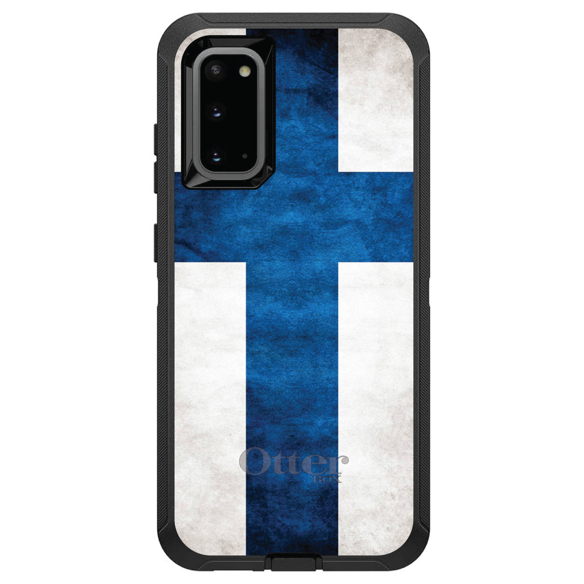 Finland Old Flag OtterBox Defender Case for iPhone & Galaxy, view 8