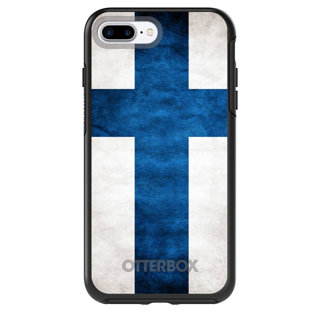 Finland Old Flag OtterBox Symmetry Case for iPhone & Galaxy, view 2
